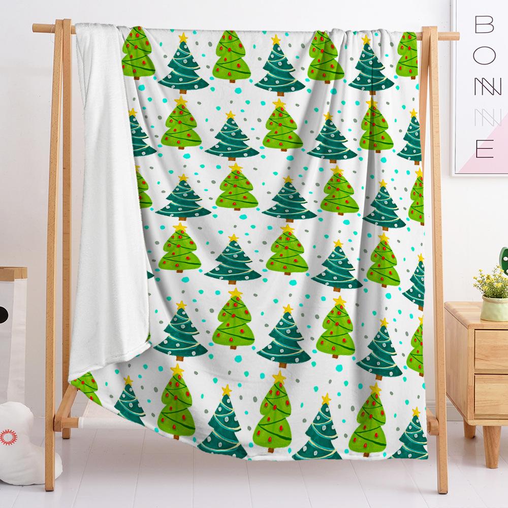 Christmas Blanket Flannel Blanket Gift Snowman Blanket Spring And Autumn