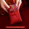 High-End Chinese Wedding Red Envelope Bag for 10,000 Yuan, New Style Cloth Art Design, Perfect for Parents' Address Change Gift