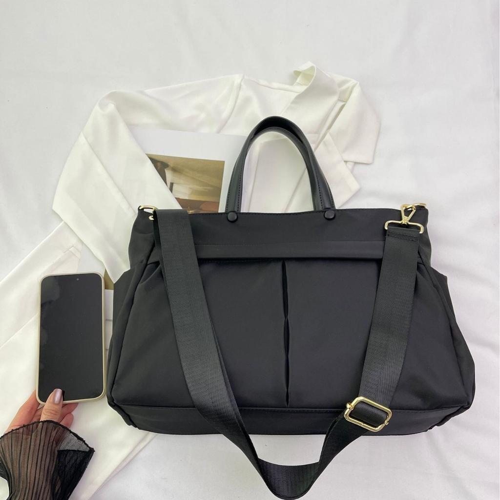 Laptop Bag New Handheld Shoulder Crossbody Women's Briefcase Korean Style Large Capacity Tote Bag