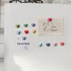 12 Colors Heart-Shaped Magnet Clips for Fridge, Chalkboard, Whiteboard, and Pegboard Decoration