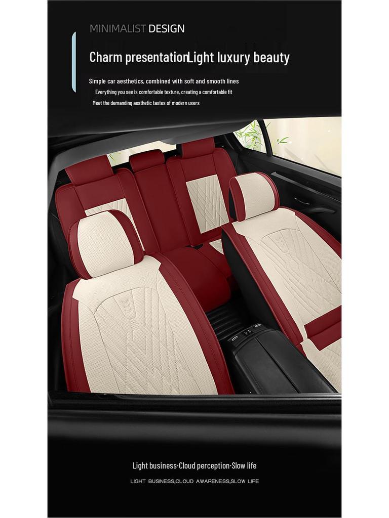 Universal Leather Car Seat Cushion: Durable, Full Wrap, All-Season Cover for Small Cars, SUVs, and Sedans