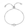 18K Gold Letter Knot Bracelet: Japanese-Korean Fashion for Women