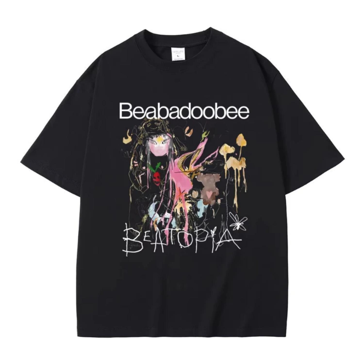 

Beabadoobee Beatopia Принт Альбома Футболка Мужская Женская Мода Оверсайз Уличная Одежда Мужская Летняя Повседневная Чистый Хлопок Короткий Рукав S чёрный