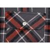 Palace Flannel Drop Shoulder Shirt Grey Men Tops P23SHT061