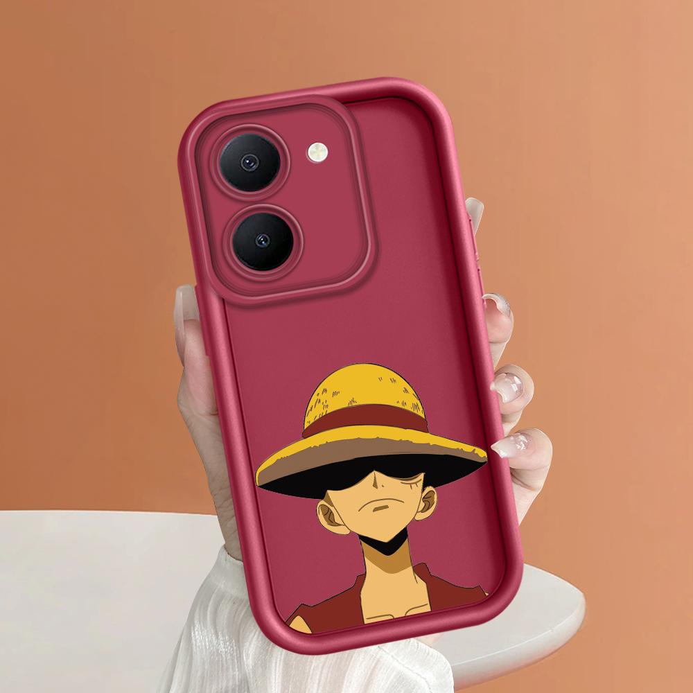 Soft Silicone Square Ladders Cartoon Pattern Full Cover Camera Protection Shockproof Case for iPhone Infinix Tecno Vivo