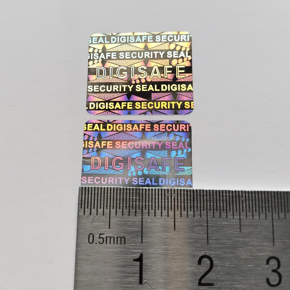 100pcs 18x15mm DIGISAFE SECURITY SEAL Tamper Evident Label Removal Proof Stamp VOID Left Open Evidence Anti-fake Sticker