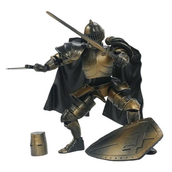 Набор Фигурок Средневекового Рыцаря с Аксессуарами Подвижные Суставы Модель Скелета Рыцаря Игрушка Сделай Сам F