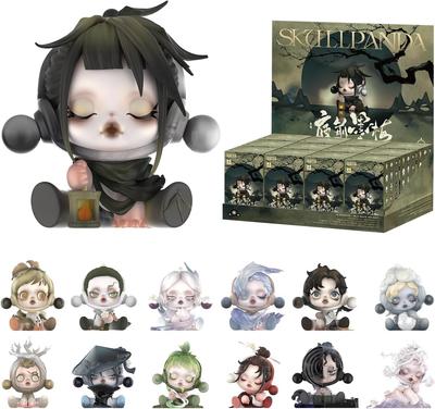 POP MART SKULLPANDA The Ink Plum Blossom Series Figures, SKULLPANDA Blind Box Figures, Holiday Birthday Gifts, Single Box