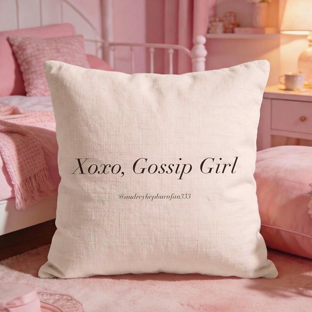 Cool Movie GGossip Girls Cushion Cover Premium Comfort Reversible Pillow Cove Two In One Design For Any Room Car Interior
