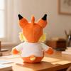 25cm Kawaii Fox Plush Toys Exquisite Furniture Decorative Items Multi-functional Pillow Lullaby Animal Dolls Gifts For Children
