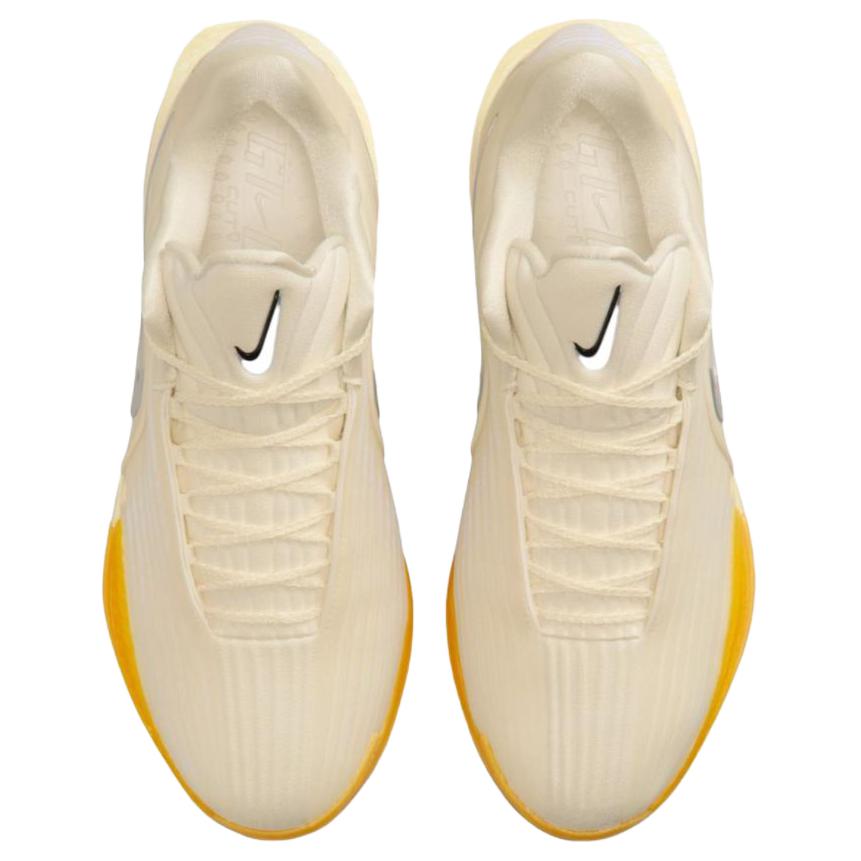 JuJu Watkins X Nike Air Zoom GT Cut 3 Turbo Coconut Milk Unisex Sneakers Cream Amarillo Chrome II3704-100