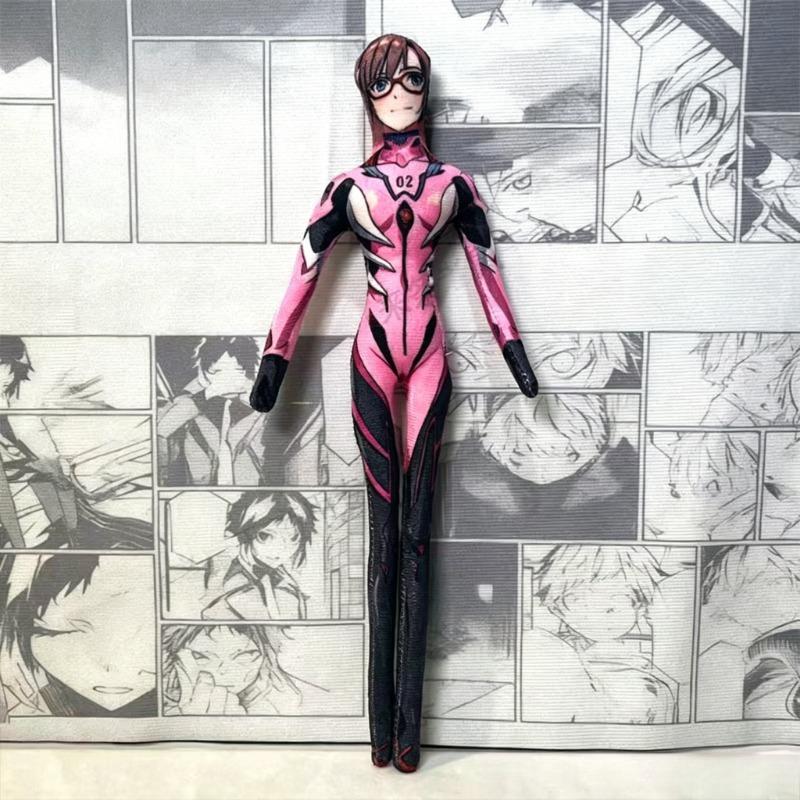 Plug Pak Ver Cadeau Voor Vrienden Asuka Rei Kaworu Mari Shinji Abstract Rat Knuffelpop Met Skelet
