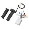 Brushed Motor Speed Controller Throttle Twists Grip Set Comfortable Hand Feeling Throttle Handle Grip 12V 250W