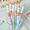 6pcs Creative Capybara Neutral Pen Cute 0.5mm Black Ink Signature Pens Stationery Gift School Writing Supplies
