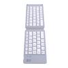 Foldable Bluetooth Keyboard Slim Quiet Rechargeable Portable Travel Wireless Folding Keyboard for