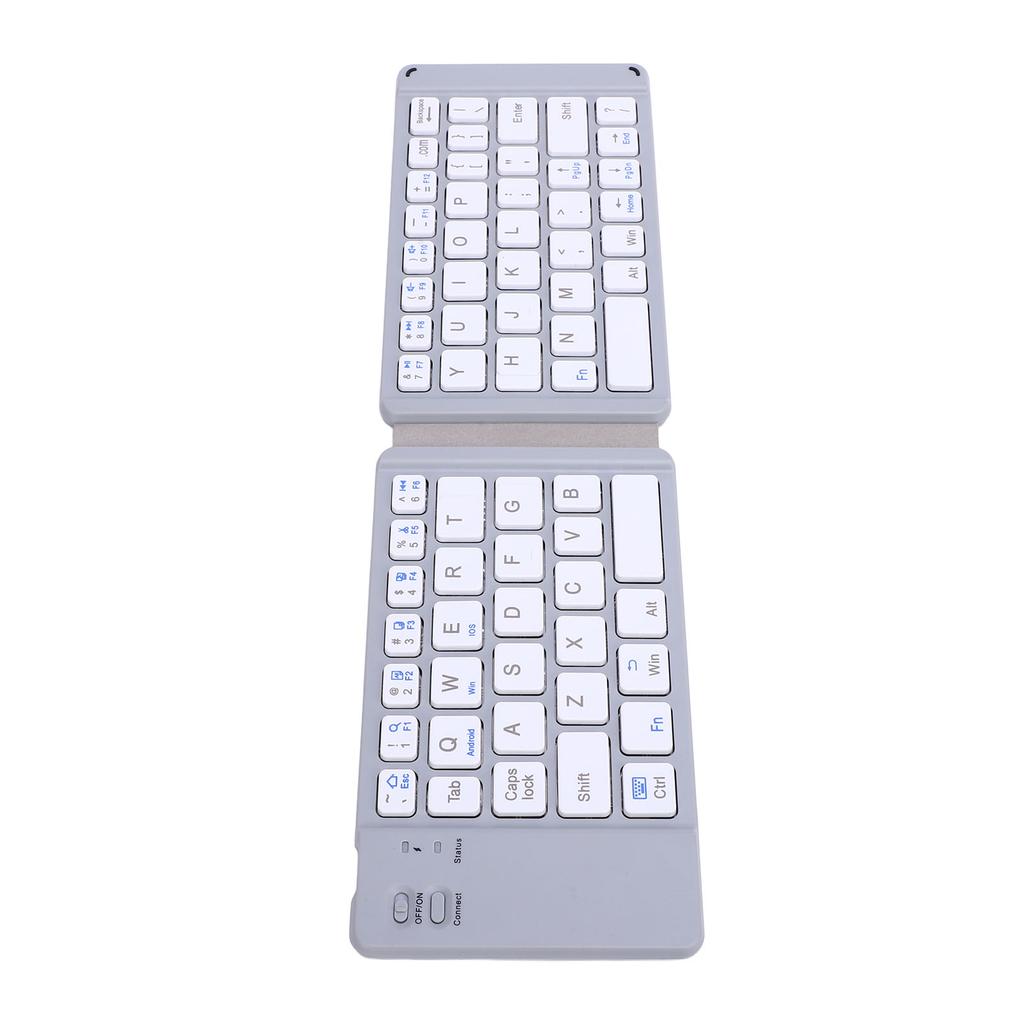 Foldable Bluetooth Keyboard Slim Quiet Rechargeable Portable Travel Wireless Folding Keyboard for