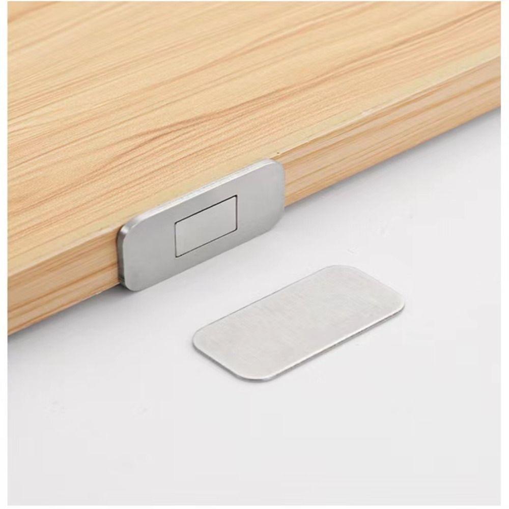 Latch Door Attraction Patch Self-adhesive Cabinet Catches Wardrobe Door Closer
