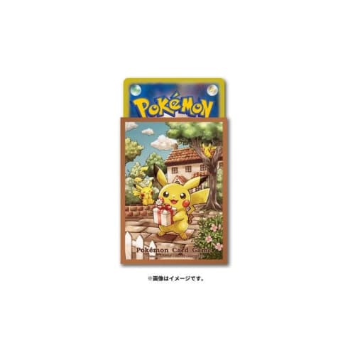 Pokemon TCG 64ct Card Sleeve Deck Shield Pikachu's Gift