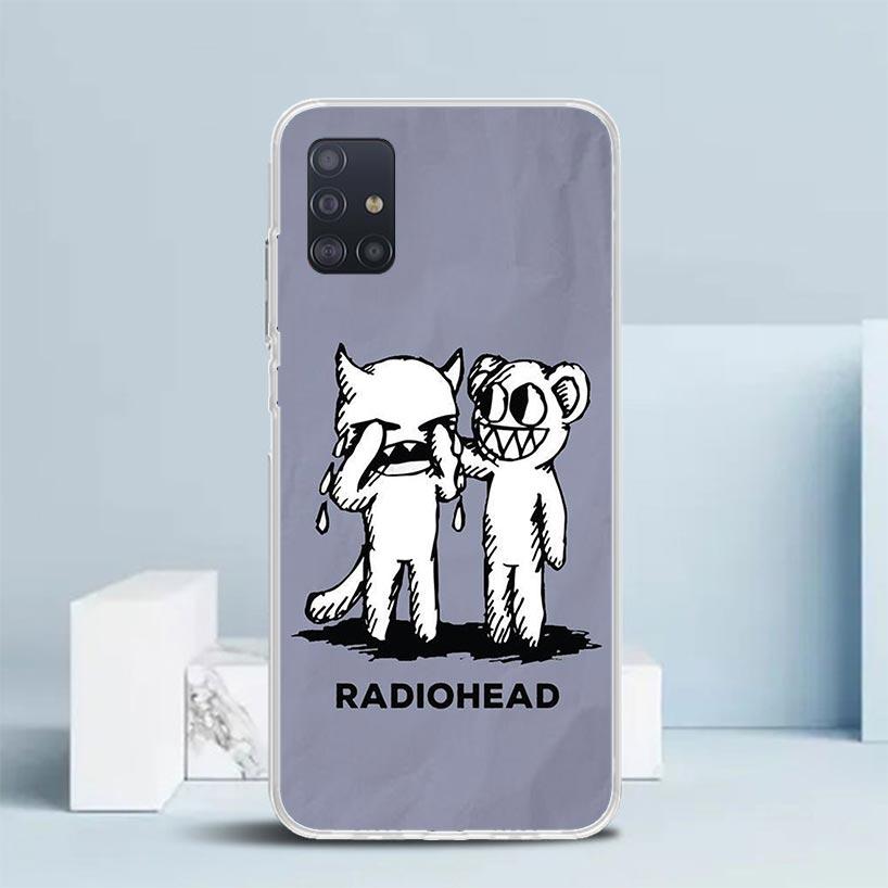 Bnad R-Radiohead Soft Cover for Samsung Galaxy A12 A22 A32 A52 A72 A02S Phone Case Note 20 Ultra 10 S10 Plus A51 A71 A50S A20S A