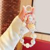 Beaded Phone Bracelet Strap,Phone Beaded Wrist Strap Phone Bracelet Lanyard for Women Phone Keychains Charm