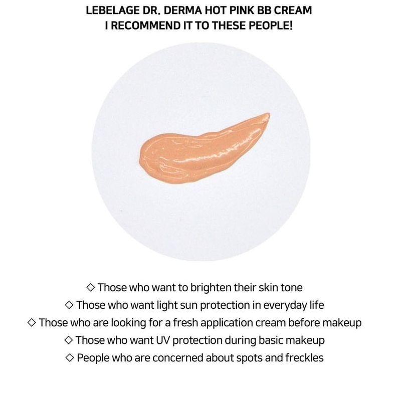 LEBELAGE - Dr. Derma BB Cream - 3 Farben
