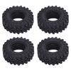 4PCS 1.0 Inch RC Tires Sponge Inner Liner Rubber Boot Tread Tire Replacement for 1 18 1 24 Crawler Car