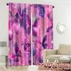 2D Flat Printing  JIT 2pcs   Curtains (Without Rod) Butterfly Dreams Popular Curtains Polyester Curtains Home Decor Ldeal for