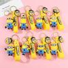 Adorable Minions Keychain Cute Silicone Car Key Ring Pvc Gift For Kids Women Men