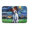 Custom Starry Night Dachshund Dog Doormat Anti-Slip Entrance Kitchen Bathroom Floor Door Mats Bedroom Balcony Carpet Rug