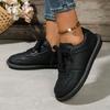 Mode Damen Sneaker Frühling Herbst Neu Schnürschuhe Flache Plateau Schuhe Weiche Rutschfeste Runde Zehen Outdoor Sneaker Damen Zapatos De Mujer