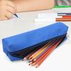 Trousse à crayons - WAYTEX - 931273B - Textile souple - Fermeture zippée - Bleu uni