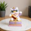 Solar Lucky Lion Figurine Chinese Cultural Home & Car Decor for Housewarming and Festivals