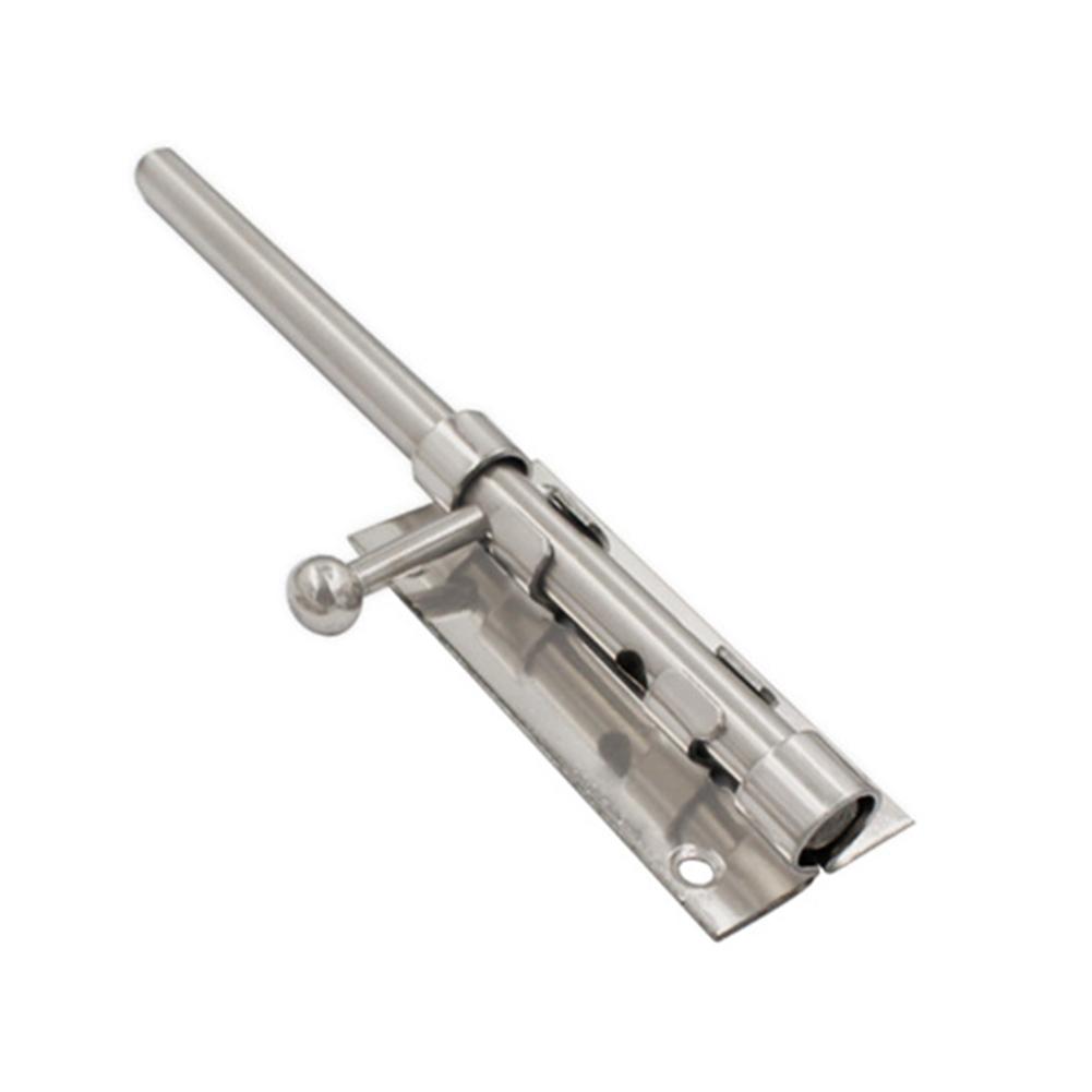 Chrome Door Lock Door Slide Bolt DIY Latch Lock Installation DIY At Home Door Security Perfect Long Lasting For Bedroom