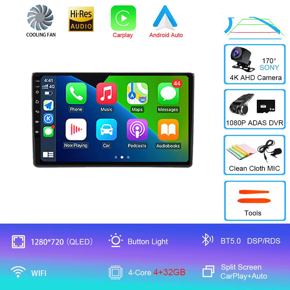 Android 14 Car Radio Wireless Carplay Android Auto For Wuling Hongguang 2025 Multimedia GPS Player Head Unit No 2 Din 2din Dvd