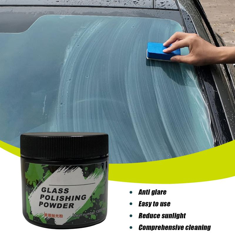 Car Oil Film Polishing Powder Glass Repair Powder High Performance Windscreen Scratch Removal Powder Auto Care Accessories