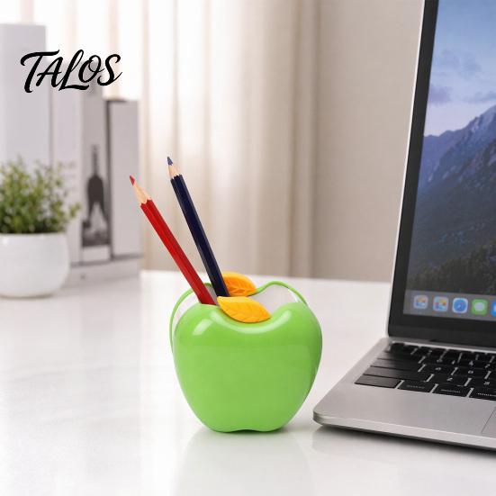 Fruit Shape Pen Holder, Large Capacity Desktop Pencil Organizer, Decorative Stationery Container Box for Home, Office, Classroom