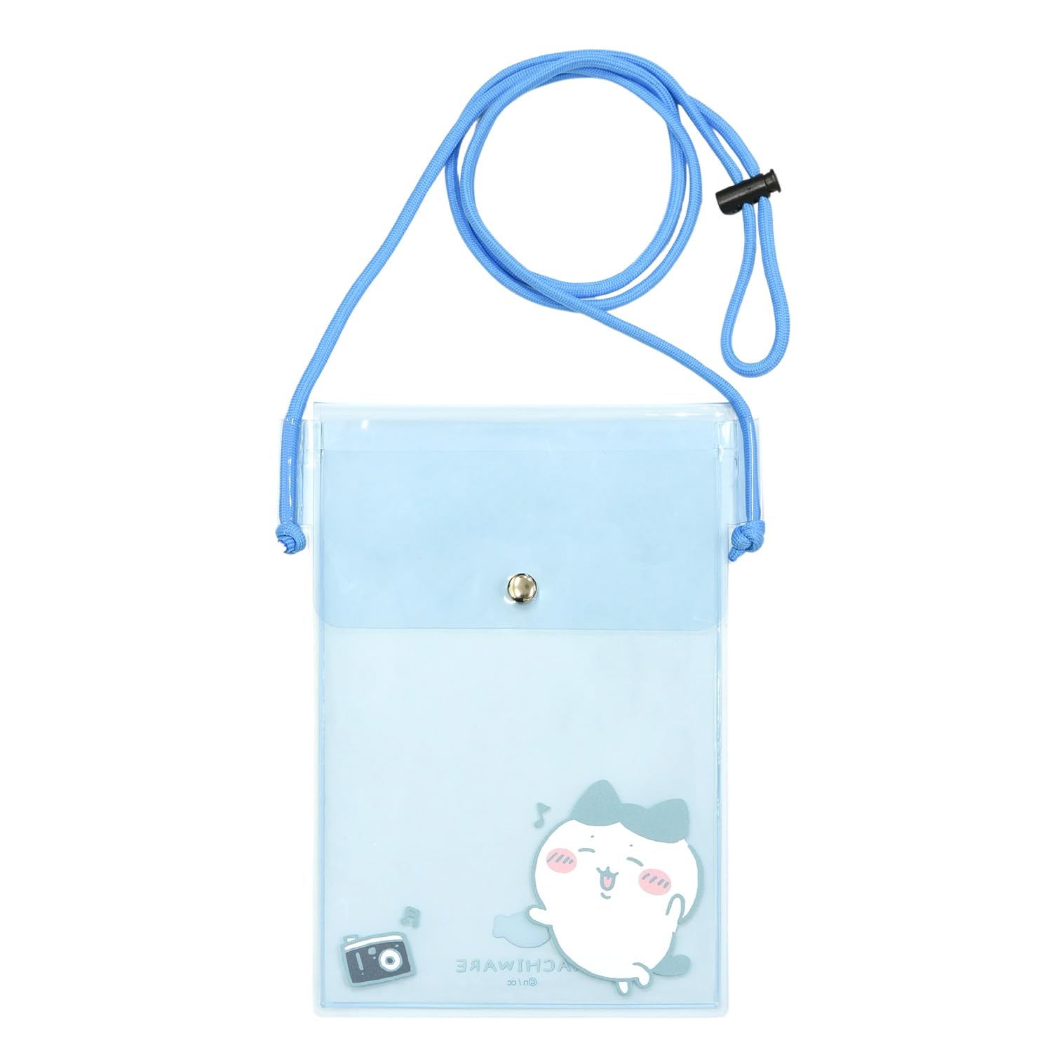 

Gourmandies Chiikawa IIIpocket Clear Smartphone Pouch, Hachiware (Black and White) CK-72B