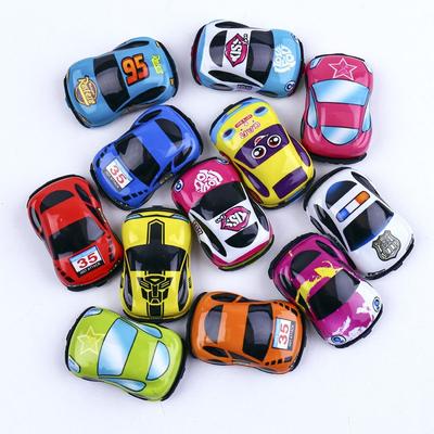 Mini Educational Toy Pull Back Car Set with Letters & Numbers, Friction-Powered Vehicles, Learning Toys Toddlers Kids Gift & Party Prizes