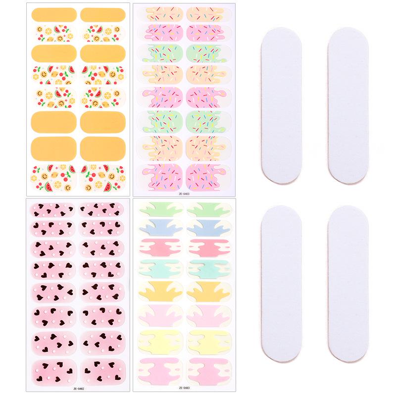 Zhengxiang Solid Glitter Nagelsticker Set - 16 Bling Vollabdeckende Politurfolien