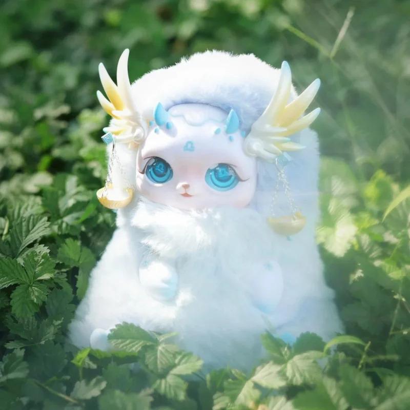 Mobostar Twelve Constellations Morning Dew Series Vinyl Dolls Blind Box Caixa Caja Kawaii Dolls Girls Boys Gift Anime Figure Toy