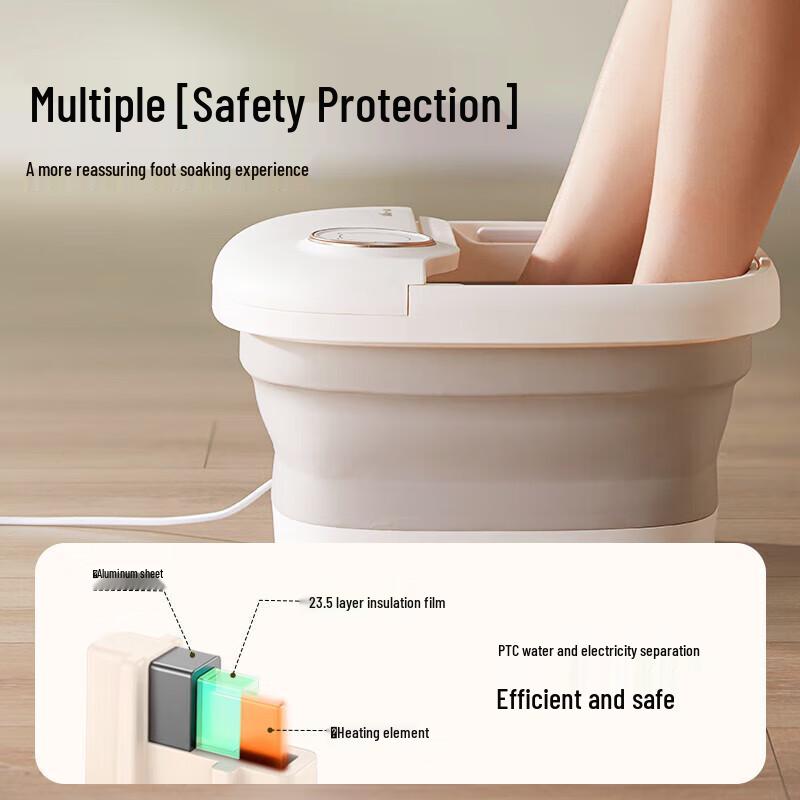 Bear Foldable Heated Foot Spa Massager