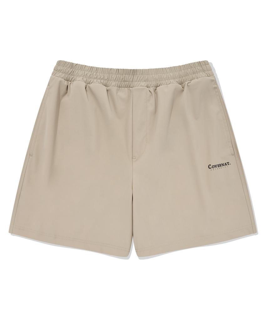COVERNAT Authentic Cool Tech Shorts Beige