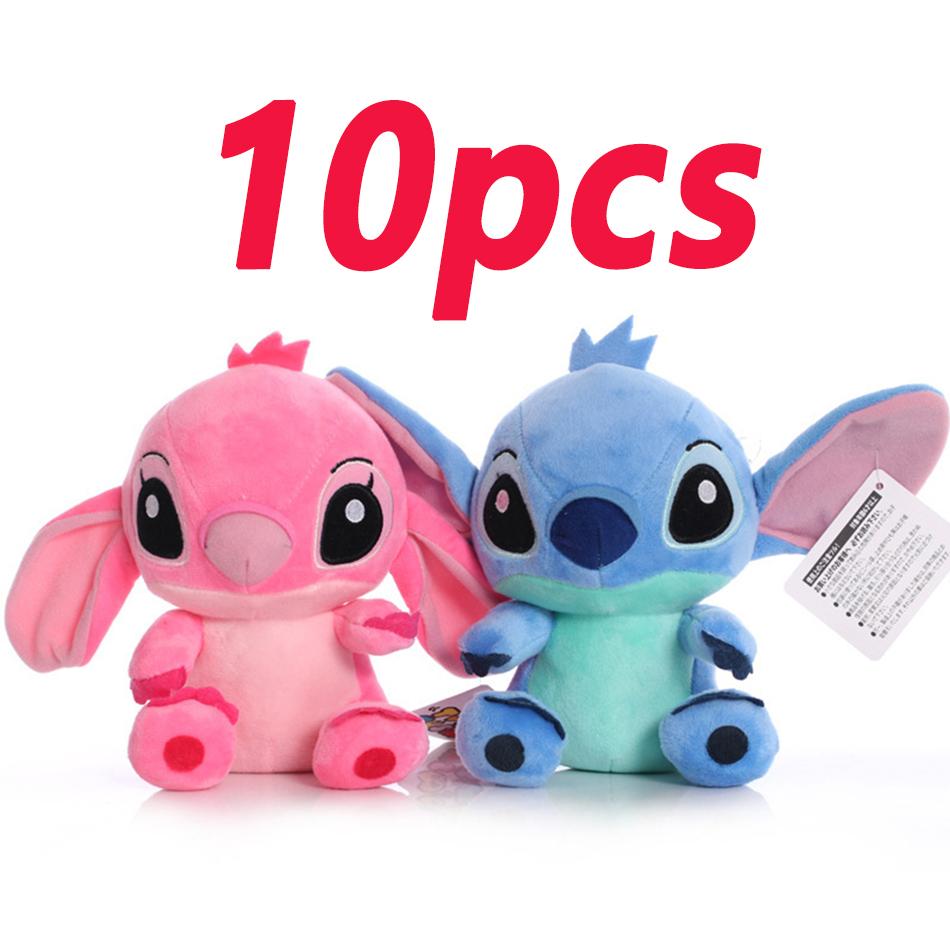 New 12Cm 20Cm 25Cm Stitch Stuffed Plush Models Cartoon Stuffed Plush Dolls Anime Plush Baby Toys Kawaii Kids Birthday Gift
