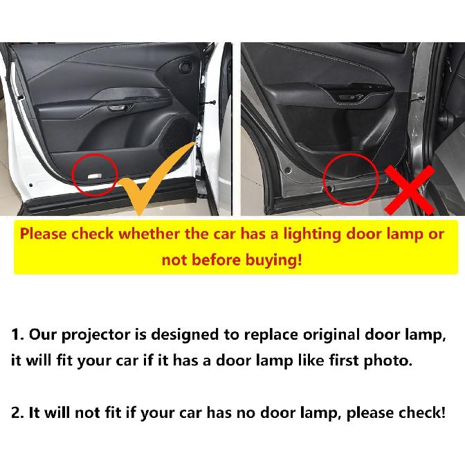 Good productCar Led Logo Projector  Compatible with Corolla/Camry/Highlander/Tundra/4 Runner/Sienna/Prius/Venza/Sequoia/Crown, 2-Pack Non Fading