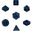 D7 Die Set Dice Speckled Poly (7 Dice) (Cobalt)