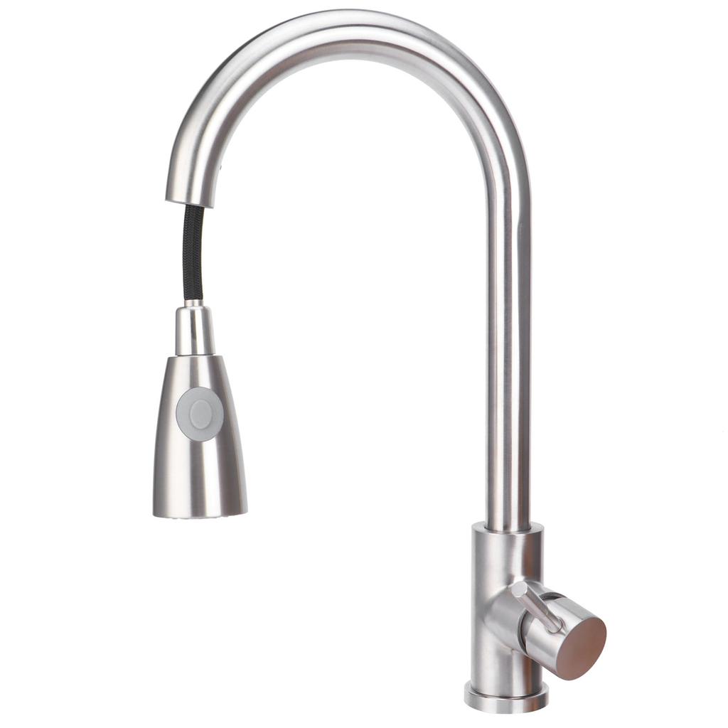 G3/8 Küchenmischbatterie Dual Water Outlet Pull Out Sprayer Teleskop Spüle Wasserhahn Wasserhahn