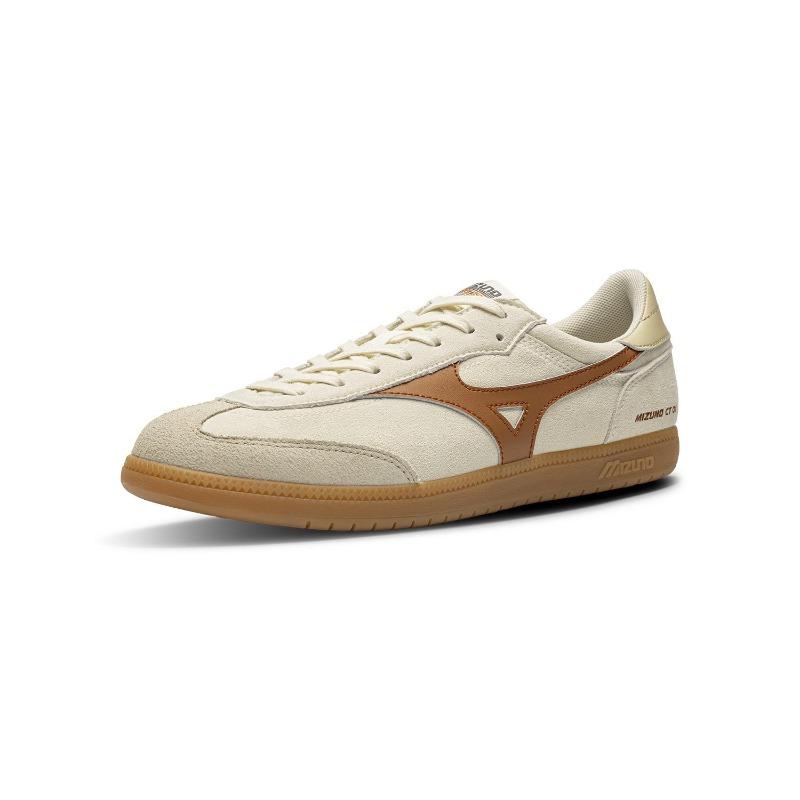 Mizuno CT 01 unisex low-top thin-sole retro versatile casual sneakers straw beige D1GH262706