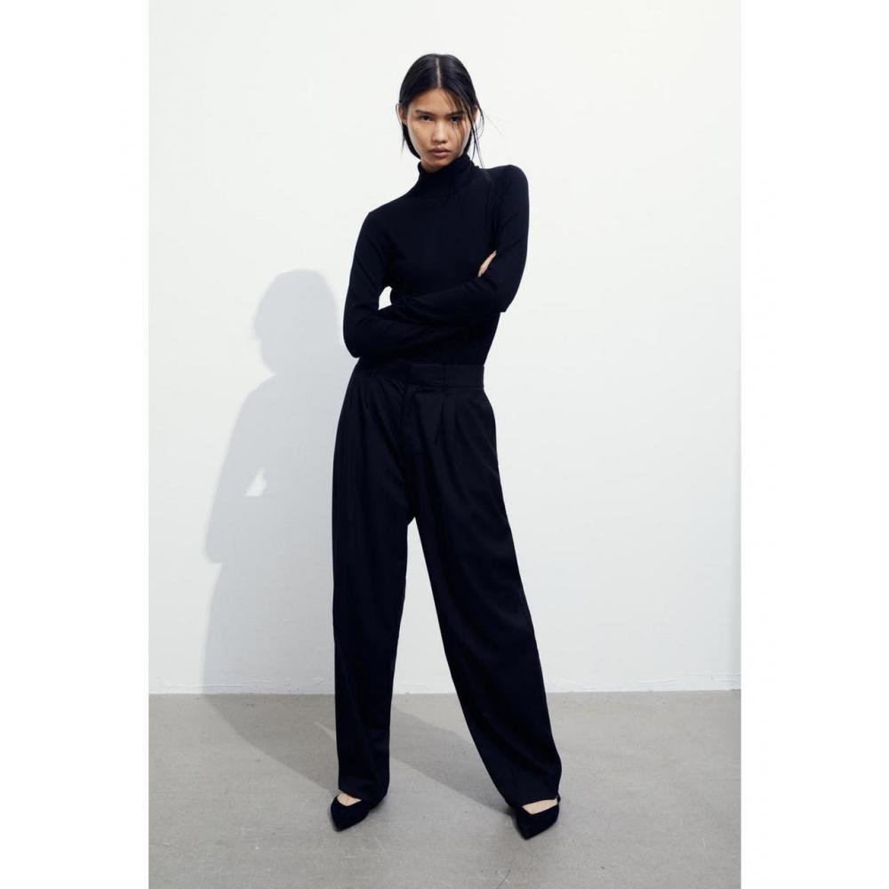 H M Turtleneck Sweater Black 1176748001