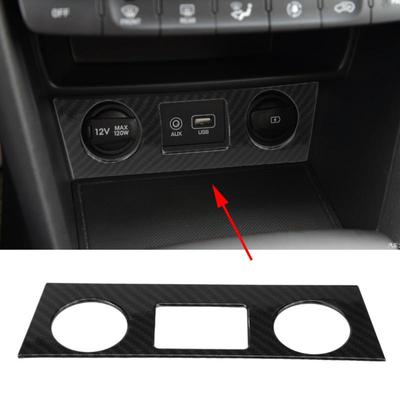 Car Styling Interior Console Air Conditioner Button Cover Trim Decoration for Hyundai Encino Kauai 2017 2018