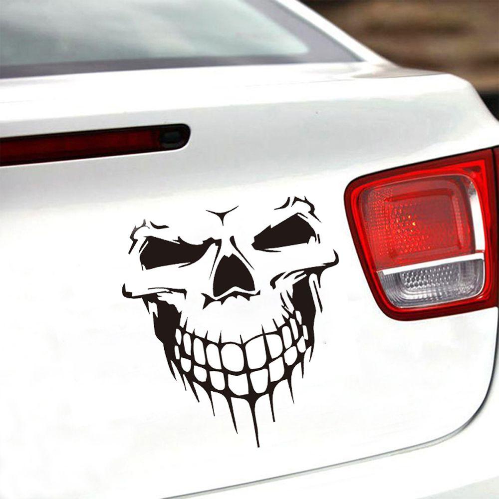 3D Reflective Film Funny Stickers Exterior Accessories Car Styling Decoration Car Skull Stickers